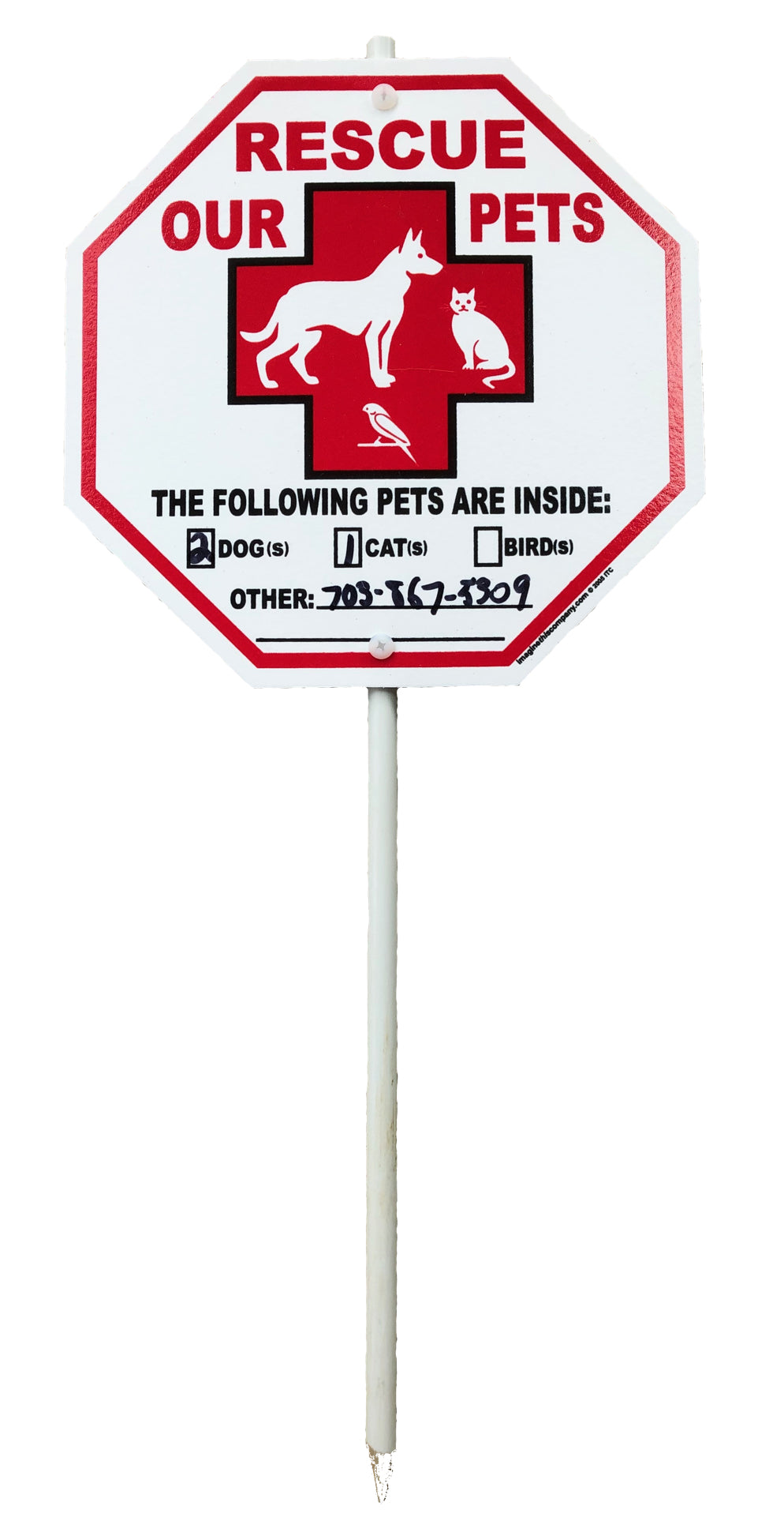 Pet Rescue Sign
