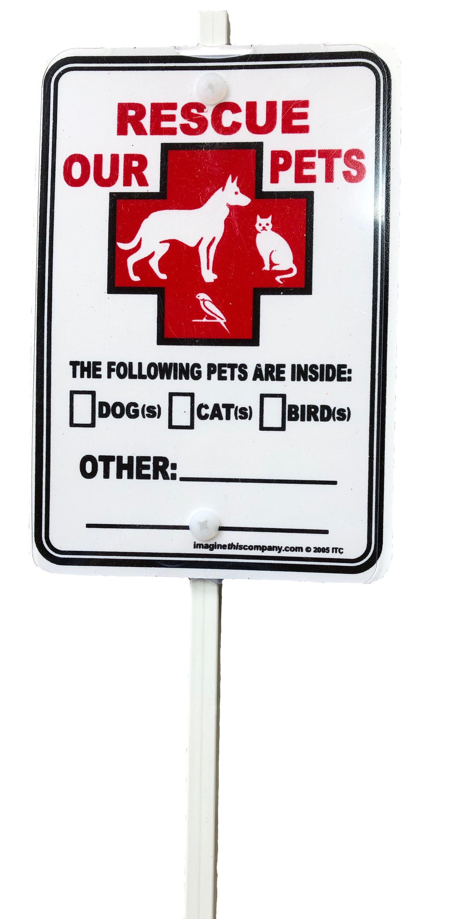 Pet Rescue Sign